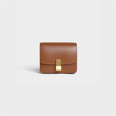 celine box mini camel|CELINE Box Calfskin Small Classic Box Bag Camel.